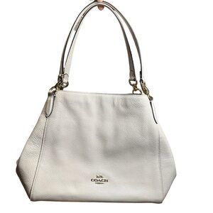 Coach White Shoulder Bag